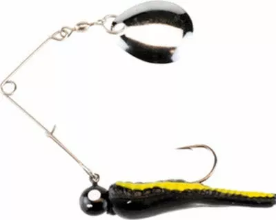 Berkley Johnson Beetle Spin, 1/4 Oz, Black with Yellow Stripe