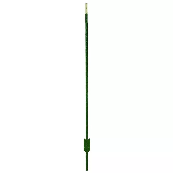 FarmGard 901175AB Studded Tee Fence Post, Green, 5-1/2'