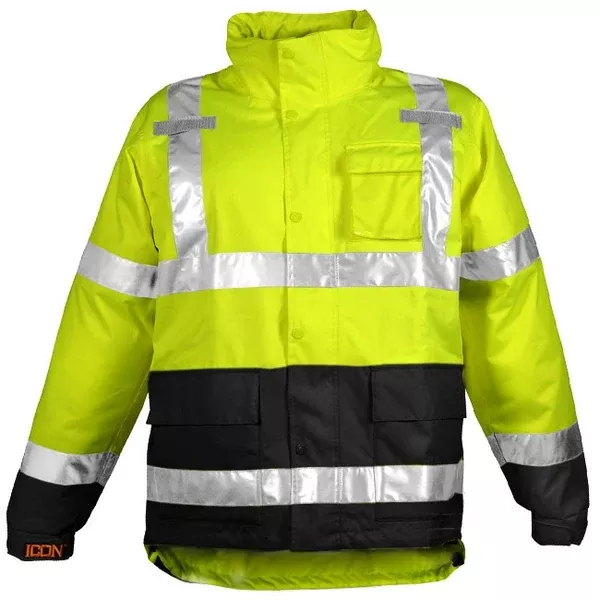 Tingley J24122-2X-01 Icon Hi-Vis Waterproof & Breathable Rain Jacket,