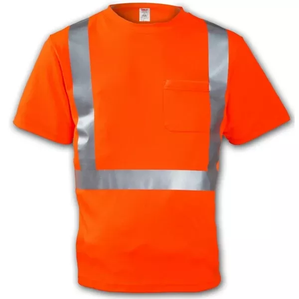 Tingley S75029-3X High Visibility Short Sleeve T‐Shirt, XXXL, Orange